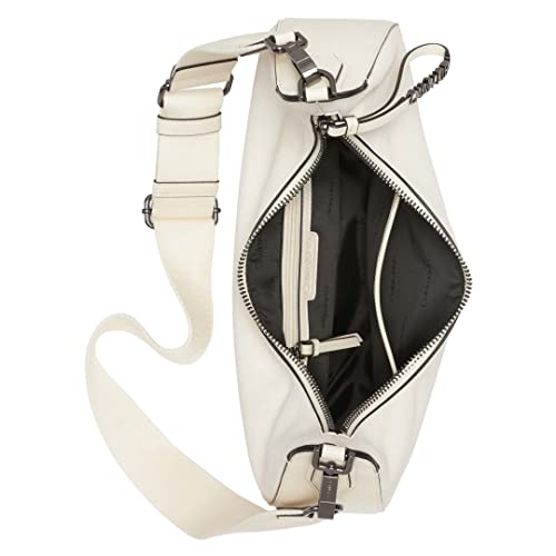 Image of Calvin Klein Womens Clay Top Zip Hobo Shoulder Bag
