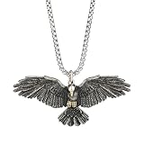 Superbe choix : améliorez votre look avec notre chaîne à ailes d'aigle antique et laissez-la vous accompagner à chaque étape de votre voyage. Ce collier cool en forme d'aigle peut incarner un design captivant et un symbolisme significatif qui ne vous lâchera pas.
