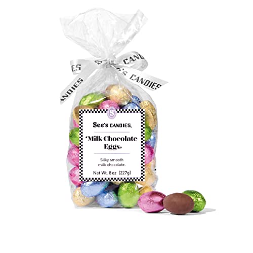 See's Candies 8 oz Easter Milk Chocolate Eggs