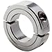 Climax Metal Products CR2C-075-S - Corrosion Resistant Two-Piece Clamping Collar CR2C-Series - C Series, Two Piece - Split, Stainless Steel - 316, Plain Bore.7500 in ID, 1.5000 in OD.5