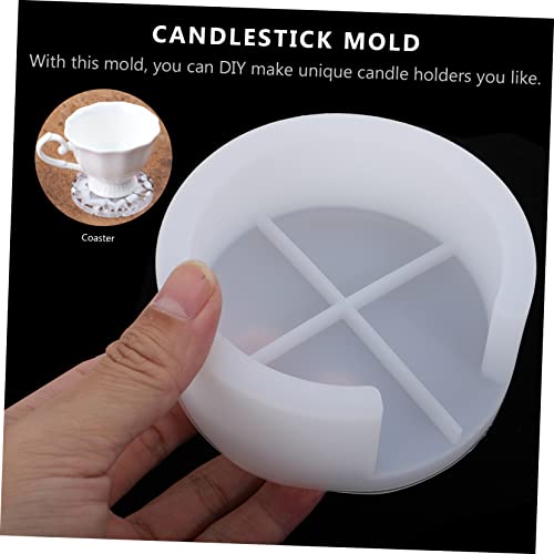 Moule à sous-verres silicone réutilisable avec support de rangement - 5