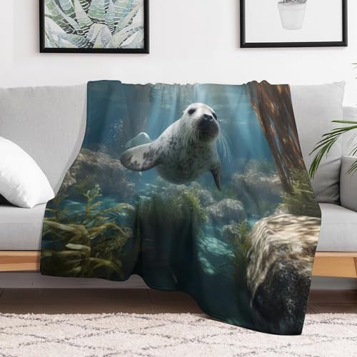 Couverture phoque pour des soirées cocooning au chaud