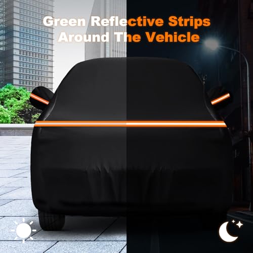 Image of Cover for Silverado 1500 Crew Cab 5.8 /6.6ft and Double Cab 6.6ft 2000-2025 | Silverado 1500 Car Cover, Waterproof Outdoor All-Weather Heavy 420D Oxford, Silverado 1500 Truck Cover with Zipper and Straps