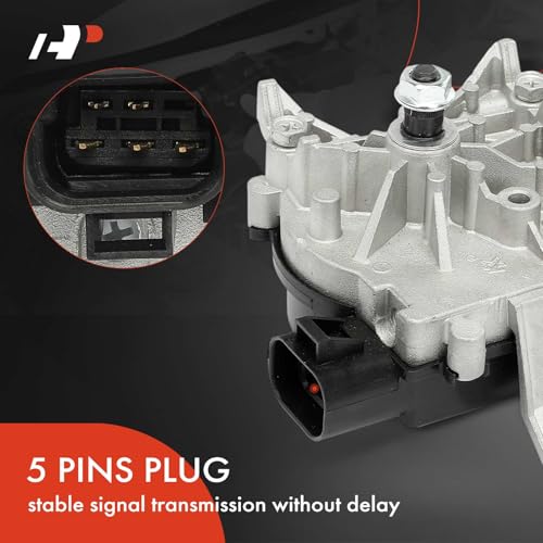 A-Premium Front Windshield Wiper Motor Compatible with Chevrolet & Oldsmobile Vehicles - Malibu 1997-2003, Classic 2004-2005, Cutlass 1997-1999, Sedan, 5-Pin by A-Premium - Image 5