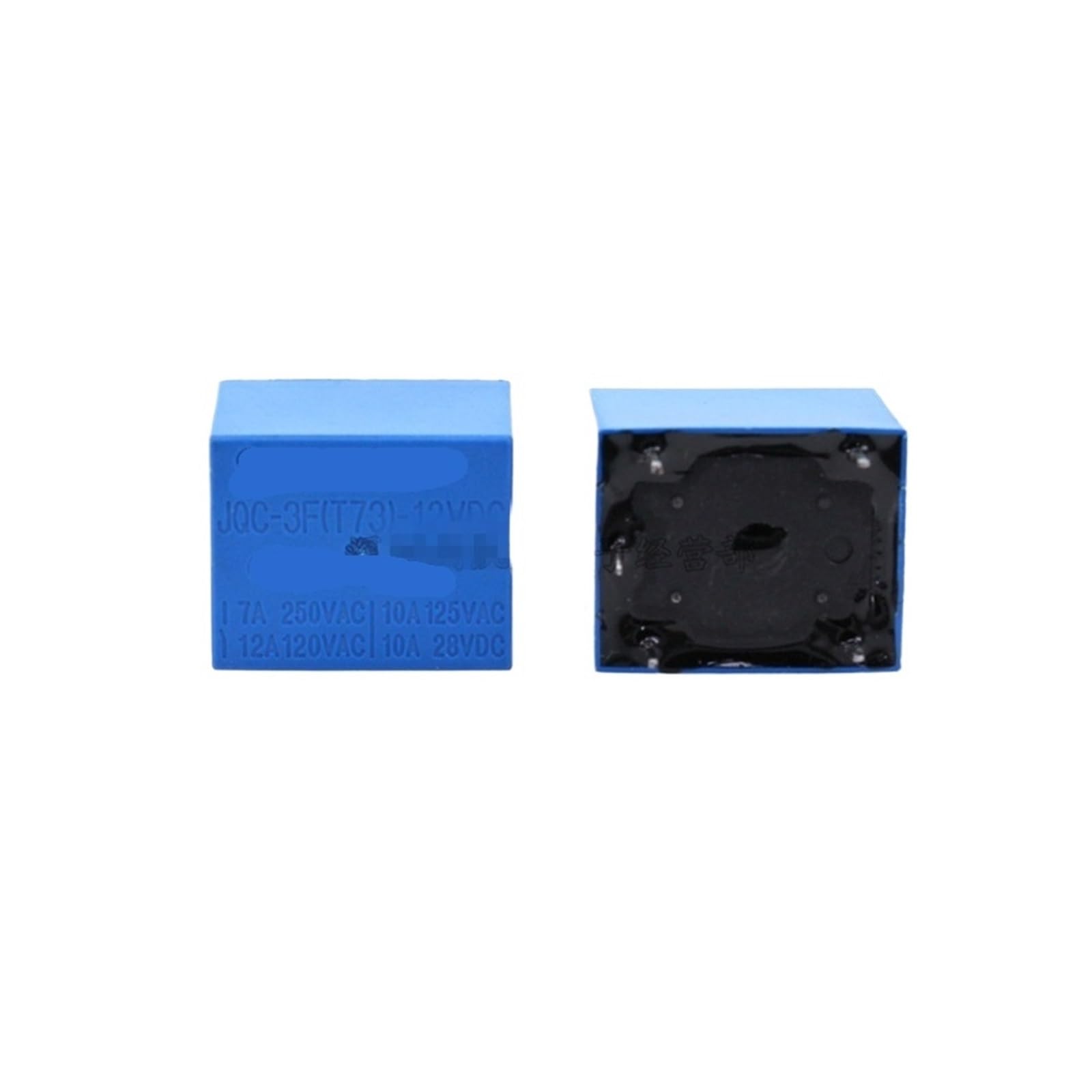 Relé JQC-3F T73 para circuito impreso PCB interruptor electromecánico 5 pines 250V CA 3