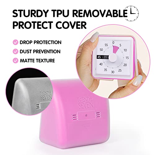Visual Timer with Protective Case, 60-Minute Countdown Timer for Kids ...