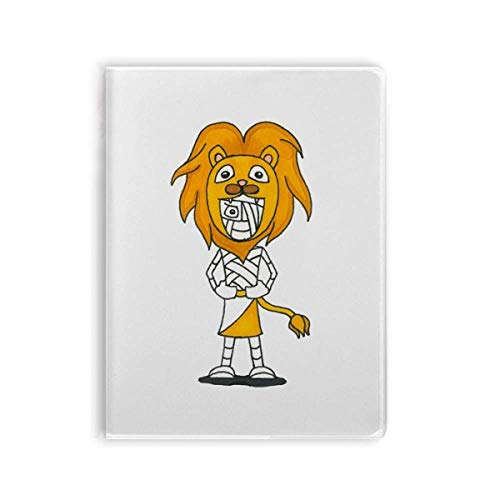 Carnet de notes souple motif lion égyptien écriture confortable