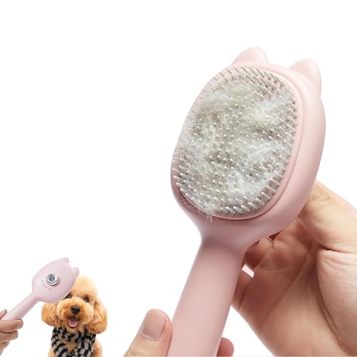 MAEELOU Self-Cleaning Dog Brush
