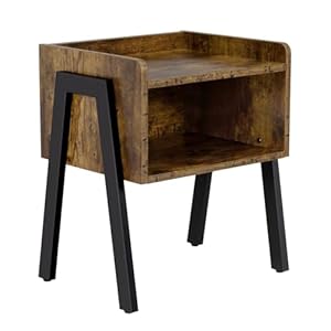 Yaheetech Industrie Nachttisch Beistelltisch Vintage
