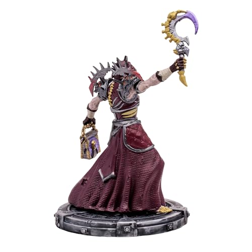 Mcfarlane Toys - World Of Warcraft Undead: Priest/Warlock (Raro) Figura In Posa In Scala 1:12 - 6