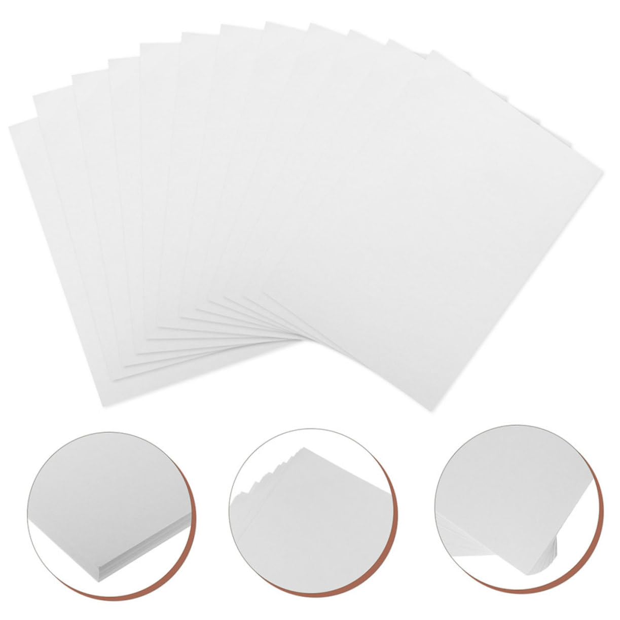 Aquarellpapier 100 Blatt 8k 160g Dickes Künstlerpapier | Weiß, Zwei Packungen, Grobe Struktur, Papier für Malerei und Wasserfarben