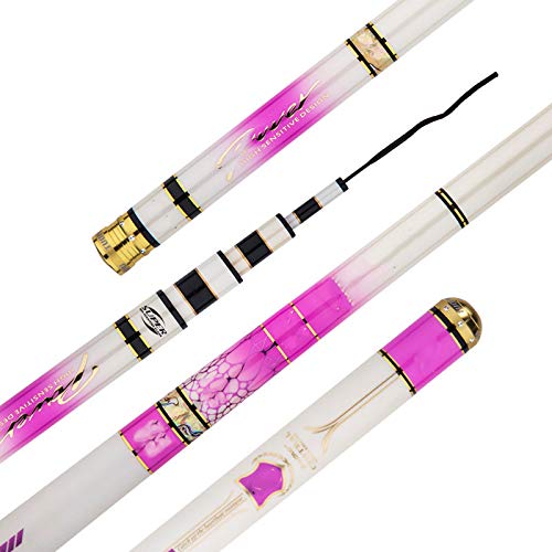 TOMYEUS Angelrute für Kinder Super Light Super Hard Carp Rod Angelrute Teleskop Tisch Angelrute Carbon Angelrute Angelruten- und Rollen-Combos (Size : 4.8meters) Cover