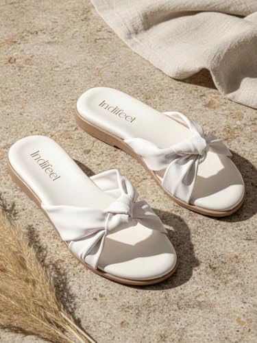 Image of Indifeet Comfortable & Cushioned Footbed Flats for Women