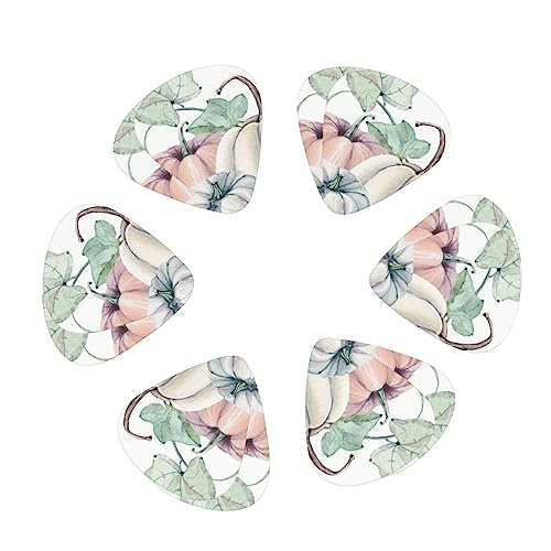 Lot de 12 médiators en forme de citrouille pour guitare électrique et basse - Les Beatles, Paul McCartney, John Lennon, RIngo Starr, George Harrison Lot de 12 médiators en forme de citrouille pour guitare électrique et basse – Image 3