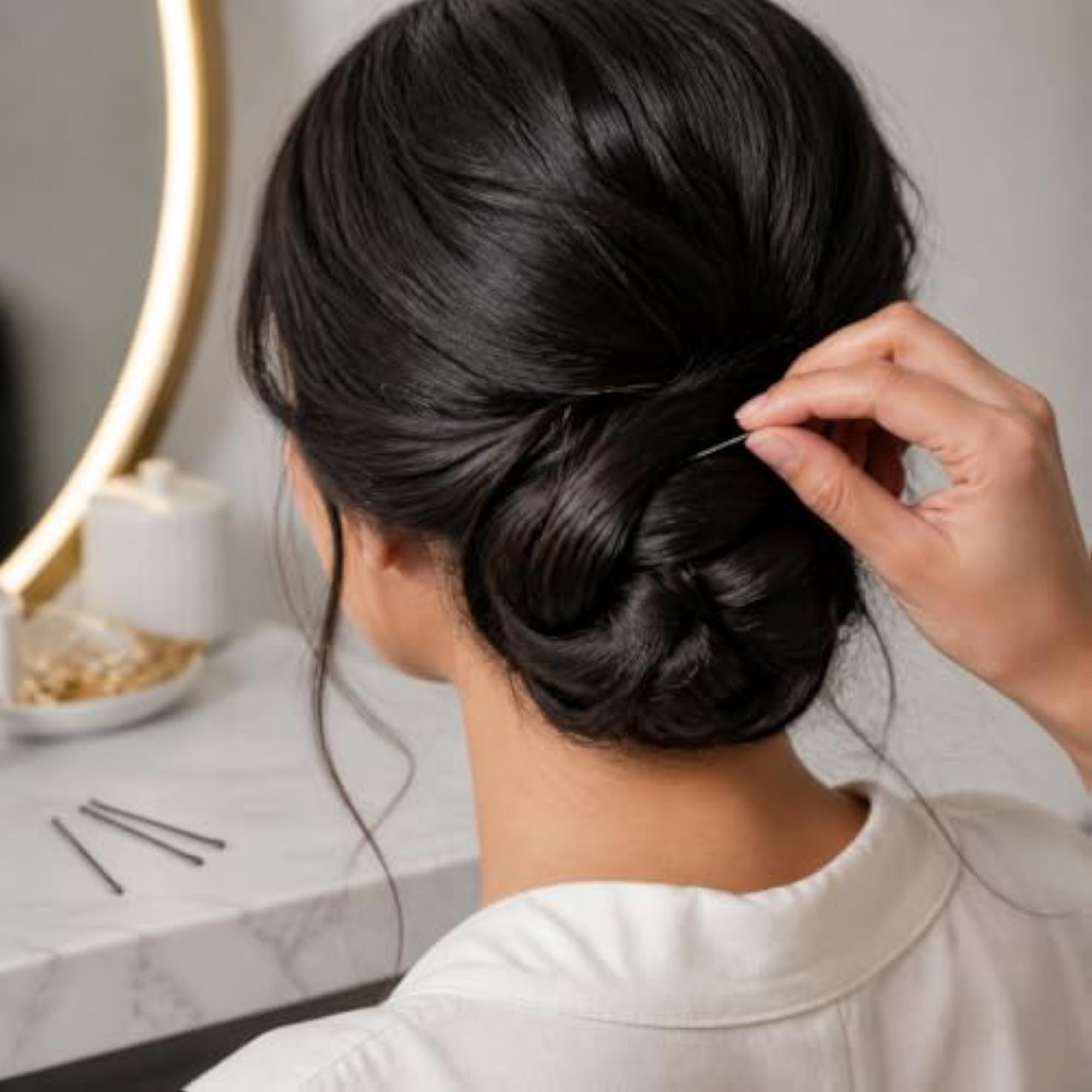 U-Shaped Hair Pins for Updos and Styling
