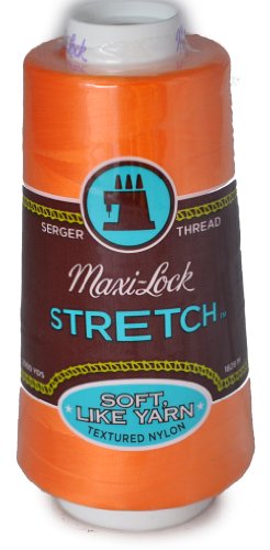 Maxi Lock A&E Stretch Textured Nylon Papya Serger Thread miniatura 1