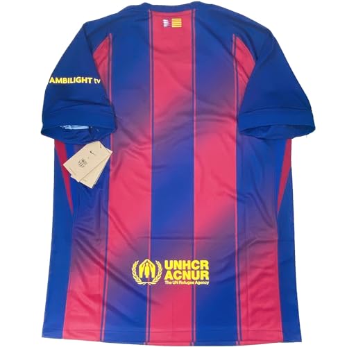 Nike FCB DF JSY SS Stad Hm Camiseta para Hombre Deep Royal Blue/Midwest Gold M