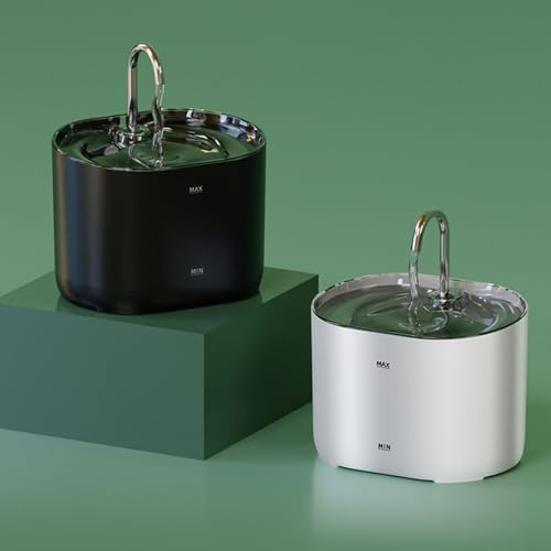 Fuente de agua automática de acero inoxidable para gatos miniatura 4