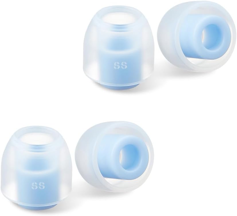 SednaEarfit Origin (SS) - Earbud Tips for Noise Cancelling Headphones – Eartips Compatible with Wired Headphones, Wired Earbuds, Noise Cancelling Earbuds