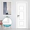 Molduras adhesivas para paredes Molduras decorativas flexibles para paredes Molduras de estuco adhesivas para decoración DIY, protección de paredes y bordes de armarios (blanco, 22 mm × 3 m) #4