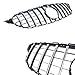 W205 Diamond Grill Car Front Bumper Center Grille Compatible For Mercedes C Class W205 Sedan S205 Wagon A205 Cabrio C205 Coupe 2015-2020(GT 18-20 Silver)