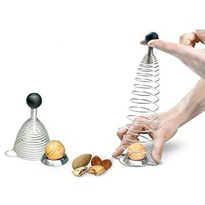 schiaccianoci, Noce Cracker Acciaio Inox Spirale Primavera Metallo schiaccianoci Noce Professionale Attrezzi Aperte