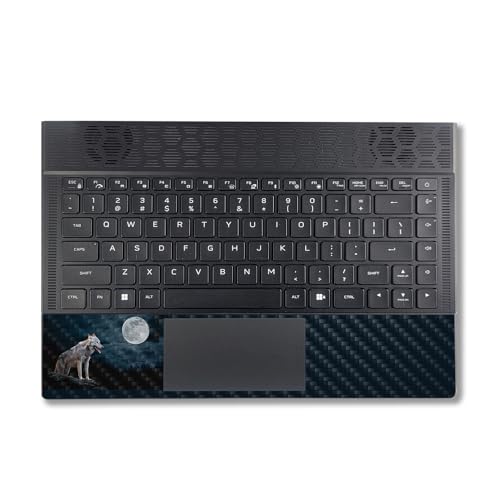 Image of MightySkins Carbon Fiber Skin Compatible With Alienware X14 R2 (2023) Full Wrap Kit - Happy Hunting | Protective, Durable Textured Carbon Fiber Finish | Easy To Apply & Change Styles | Made in the USA