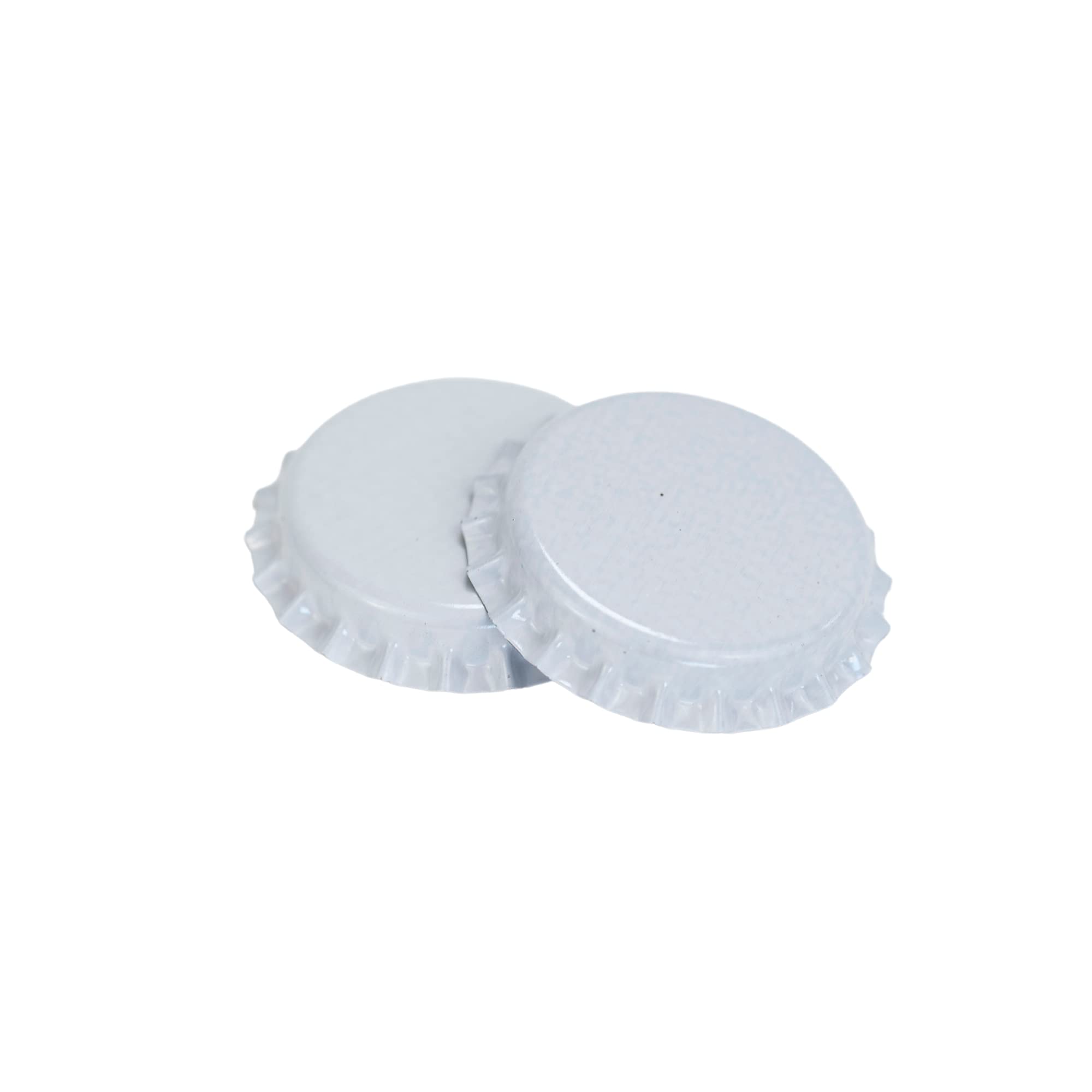 Vigo Presses Bottle Caps – 26mm Crown Caps Will Fit Almost All Beer Bottles – Suitable for All Homebrewing Applications – (White, 500)