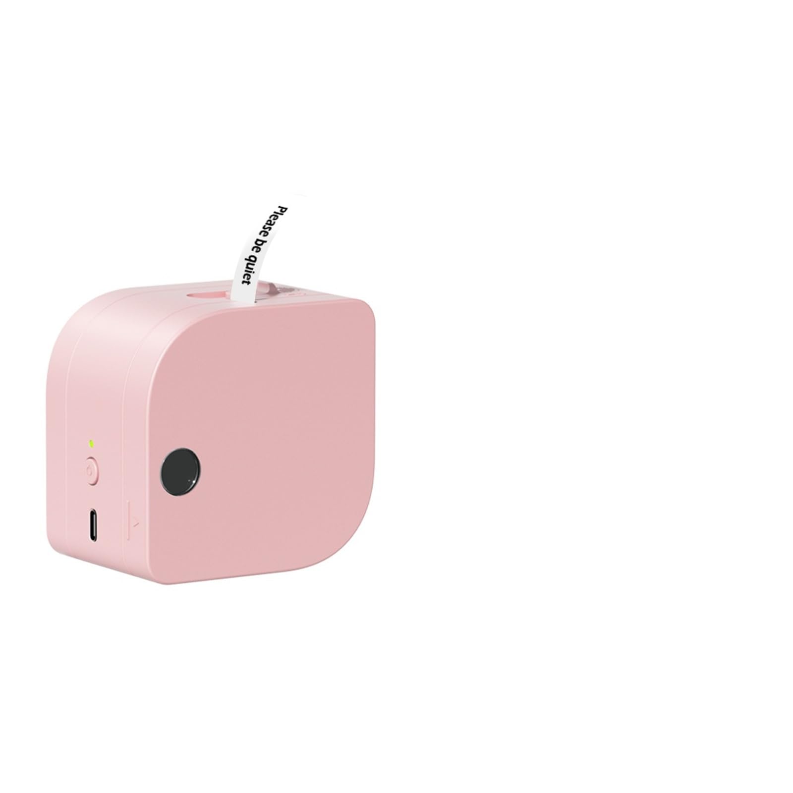 Distributore di nastro adesivo, Stampante for etichette Pink P12 Pro Etichettatrice ricaricabile Bluetooth Compatibile con nastro for etichette da 12 mm e 0,47"