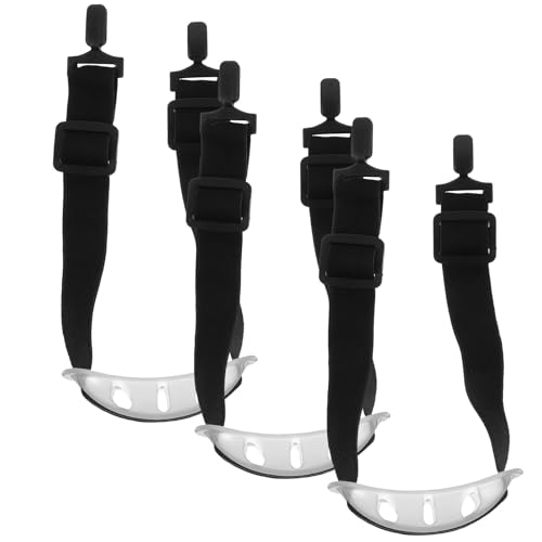 Protector de barbilla Kisangel elástico de 3 piezas para cascos de uso industrial
