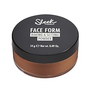 Sleek MakeUP Face Form Baking & Setting Powder, Loose Setting Powder to Lock in Your MakeUP, Lightweight Formula, Deep 14g