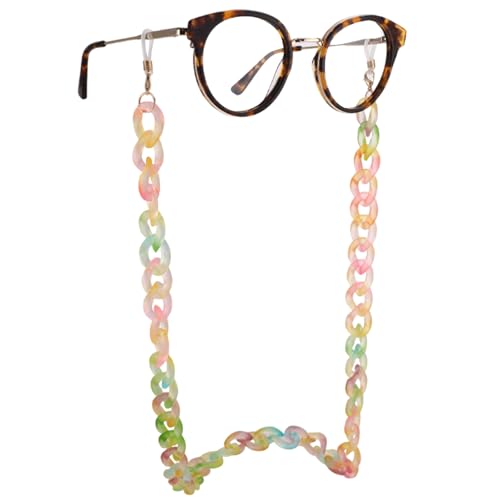 Image of Acrylic Glasses Chain Holder for Women Sunglasses Lanyard Necklace Decorative Chain Eyewear Retainer Eyeglass Strap