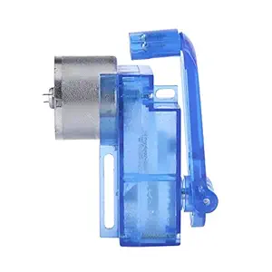 3V~6V Mechanical Hand Crank Driven Electricity Generator, Hand Crank Charger, with LED Lamp for Education Kits Understand Generation Experiments Teachers