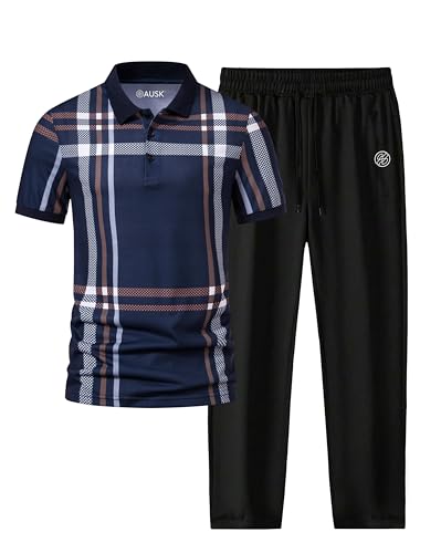 Image of AUSK Men co-ords set || casual Tshirt & Trakpant set of Men