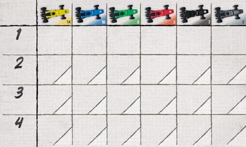 Asmodee - Heat - Jeu de Stratégie de Course Automobile - Jeu de Société pour Enfants dès 10 Ans - Jeu de Plateau 1 à 6 Joueurs - 60 Min - Course Immersive - en Français- Days of Wonder