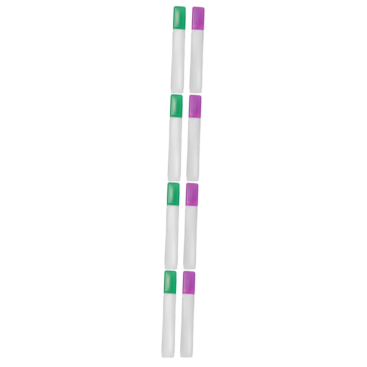 Lurrose 8piezas Organizador De Agujas De Tejer Tubos De Almacenamiento Para Agujas De Tejer y Ganchillo Contenedor De Duradero Para Manualidades y