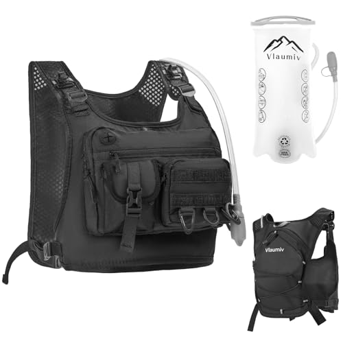 Running Vest with 2L Water Bladder, Hydration Backpack with Adjustable
