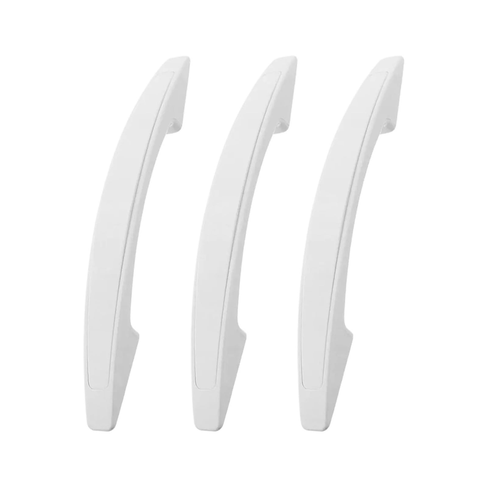 Niufenggeo White Compatible For Universal, Freezer Refrigerator Door Handle Easy Install Commercial Home Use 3Pcs, Refrigerator Door Handle