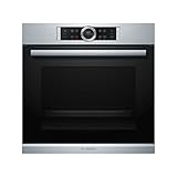 Bosch Serie 8 HBG672BS2 - Horno (Medio, Horno eléctrico, 71 L, 4800 W, 300 °C, Pirolítico)