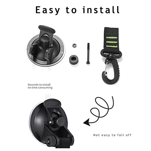 Suction Cup Camping Set, Suction Cup Hook Camping, Rear Tent Car Suction Cup for Car Side Awning Tents Camping Washing Line - Image 3