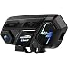 Motorcycle Bluetooth Intercom, Fodsports M1S Pro 2000m 8 Riders Group Motorbike Helmet Communication System Headset Universal Wireless Interphone (Waterproof/Handsfree/Stereo Music/GPS/2 Mic)