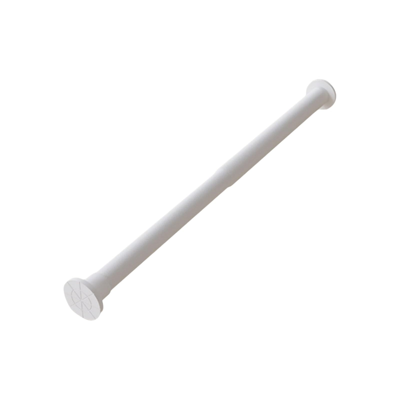 Adjustable Aluminum Alloy Shower Curtain Rod Easy Install No Rust Adjustable Spring Tension Suitable For Bathrooms Wardrobes stable(Wei�,140-260cm)