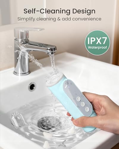 Image of GROWNSY Nasal Aspirator for Baby, 5 Suction Level & Cleaning Function, Blue