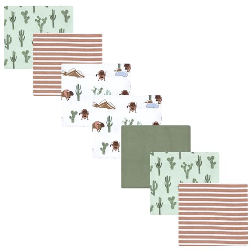 Image of Luvable Friends Little Treasure Flannel Receiving Blankets 7pk