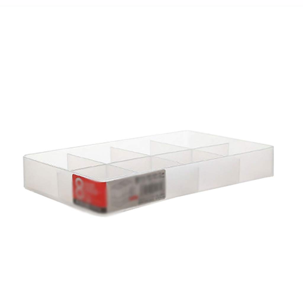 Scatola portaoggetti da scrivania 8 Scatola portaoggetti Trasparente Forniture per Ufficio Domestico Multifunzione Scatola portaoggetti in plastica