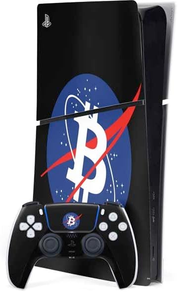 Skinit Decal Gaming Skin Compatible with PS5 Slim Digital Edition Bundle - Doge Coin Crypto Design
