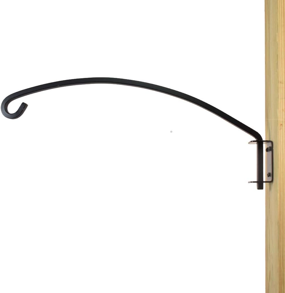 Modern Artisans 18" Heavy-Duty Wrought Iron Plant Hanger, American Made
