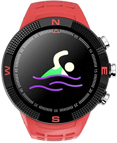 Fitness Tracker 3D-Bildschirm F18 intelligenter Uhr Herzfrequenz Außen Ebene GPS wasserdicht Touch-Screen-Bluetooth-Uhr Tiefe wasserdicht zum