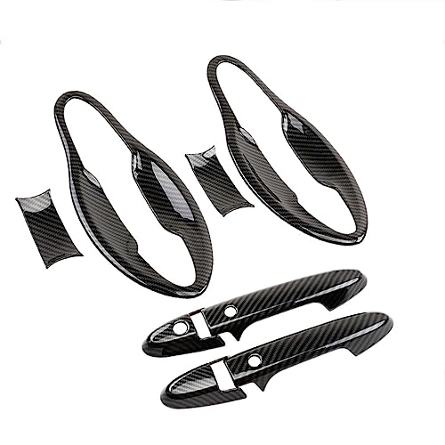 Garniture de poignée de porte en fibre de carbone Honda XRV look urbain