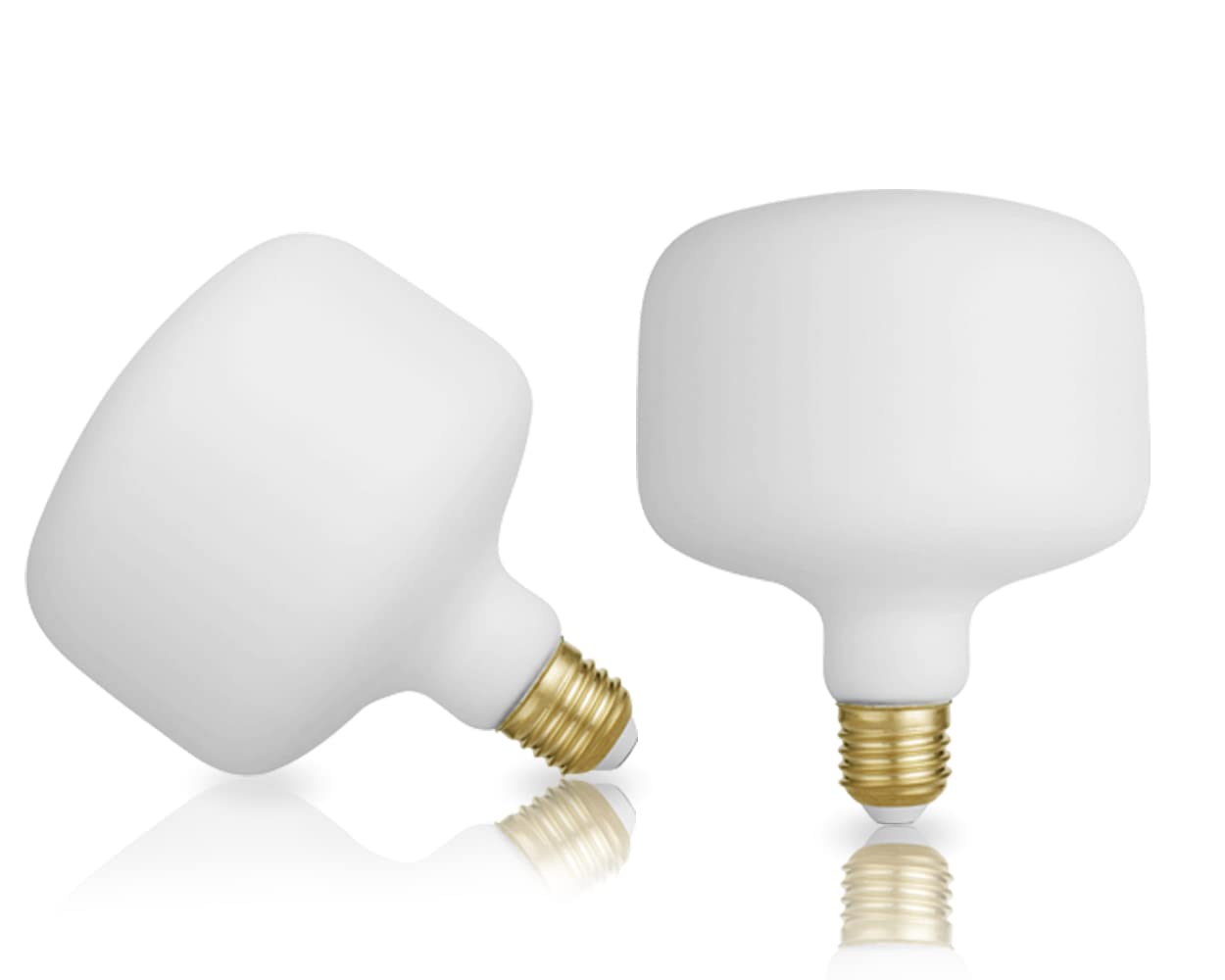 Biała matowa żarówka LED - T185-8W E27 2500K ściemnialna 2 sztuki